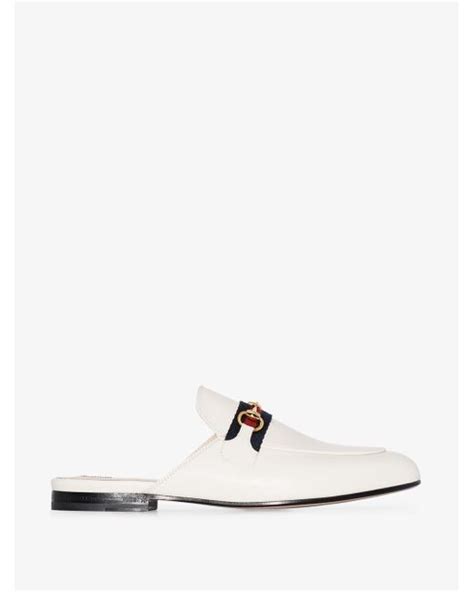 princetown leather slipper gucci|gucci princetown striped slippers.